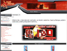 Tablet Screenshot of hasicipristroj.cz